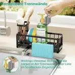 HAPIRM organizator za kuhinjsko korito iz nerjavnega jekla - slika 3