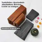 ENOKING blok za nože iz akacijevega lesa - slika 4