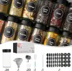 20x FRIBERG stekleni kozarčki za začimbe s pokrovi 120ml - slika 3