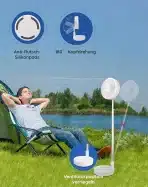 PRIMEVOLVE Teleskopski prenosni talni ventilator z daljinskim upravljalnikom - slika 4