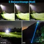 2x GLARYLIGHT LED polnilna svetilka 1.000.000 lm - slika 8