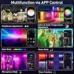 4x T-SUNUS RGB LED pametni reflektor 100 W IP66 - slika 2