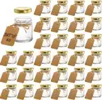 60x KINGROL Stekleni kozarčki s pokrovi 45ml
