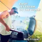 GRILL STRIPPER Krtača za čiščenje žara brez ščetin s strgalom - slika 2