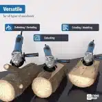 3x STONE REEF Brusilni in rezkalni disk za les 125mm - slika 2