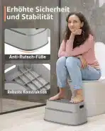 MR.SIGA 2v1 WC nastavljiva protizdrsna opora za noge - slika 5
