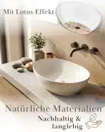 VMBATHROOMS Ovalni keramični nadpultni umivalnik 41cm - slika 2