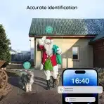 BOIFUN brezžični video zvonec s kamero in nočnim vidom - slika 2