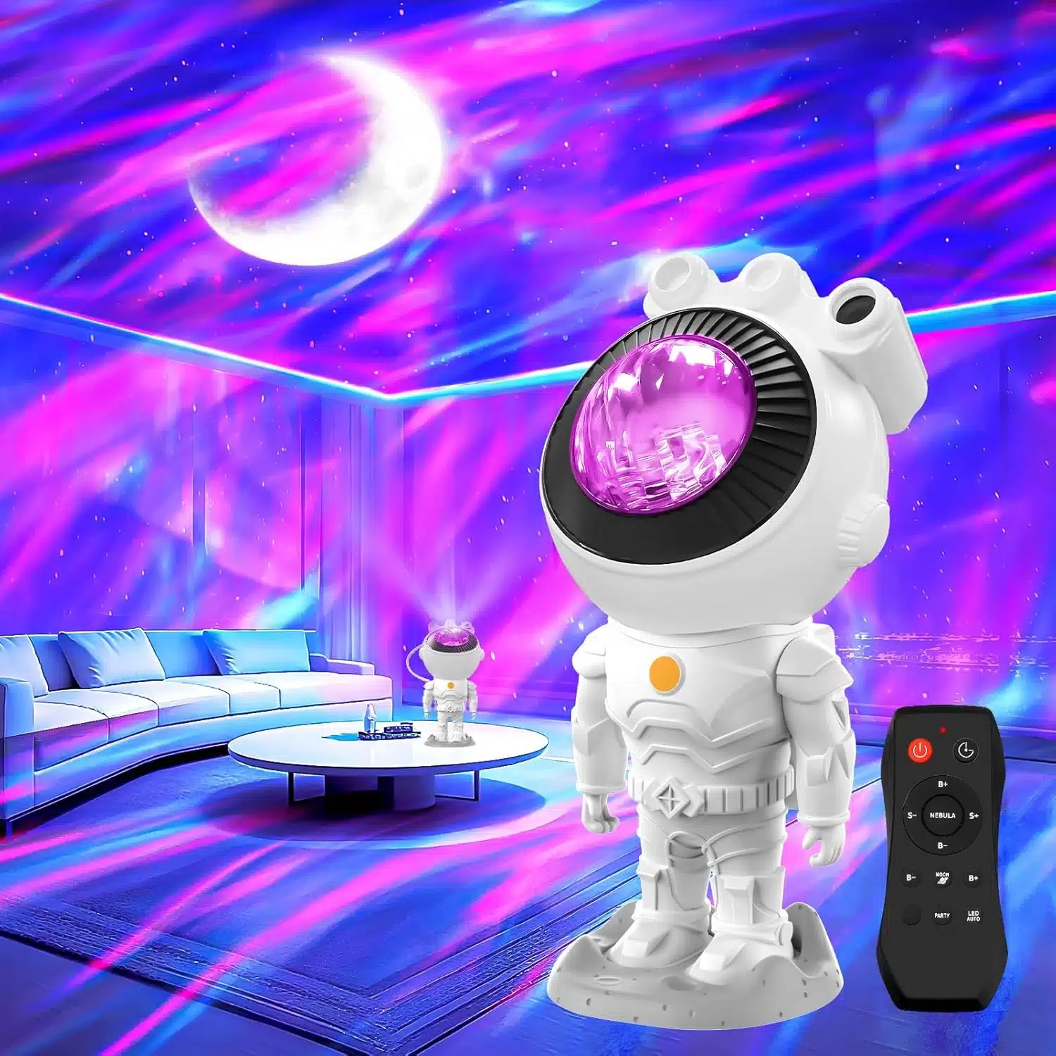 81lMBseNL3L._AC_SL1500 MYSTILUCK astronavtski projektor zvezdnega neba z luno - slika 1