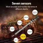 BBQOVN WiFi brezžični termometer za meso s 7 senzorji - slika 3