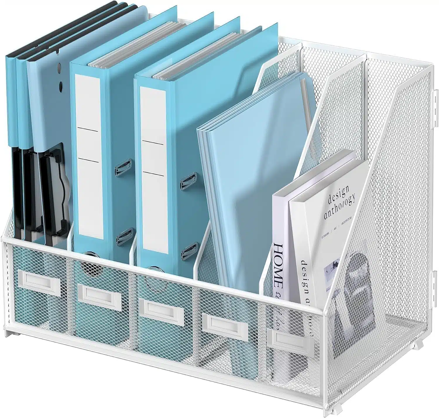 81pdAIshL8L._AC_SL1500 SUPTIDY Kovinski namizni organizator dokumentov - slika 1
