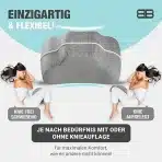 BACK BODYGUARD kolenska blazina za spanje na boku - slika 4