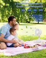 PRIMEVOLVE Teleskopski prenosni talni ventilator z daljinskim upravljalnikom - slika 5