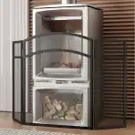 KINGSON zaščitna mreža za kamin - 96,5 × 61 cm - slika 4