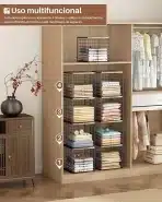 UMDONX 4-delni modularni organizator za garderobo iz kovine 30,5×30,5×31cm - slika 5