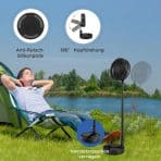 PRIMEVOLVE Teleskopski prenosni talni ventilator z daljinskim upravljalnikom - slika 2