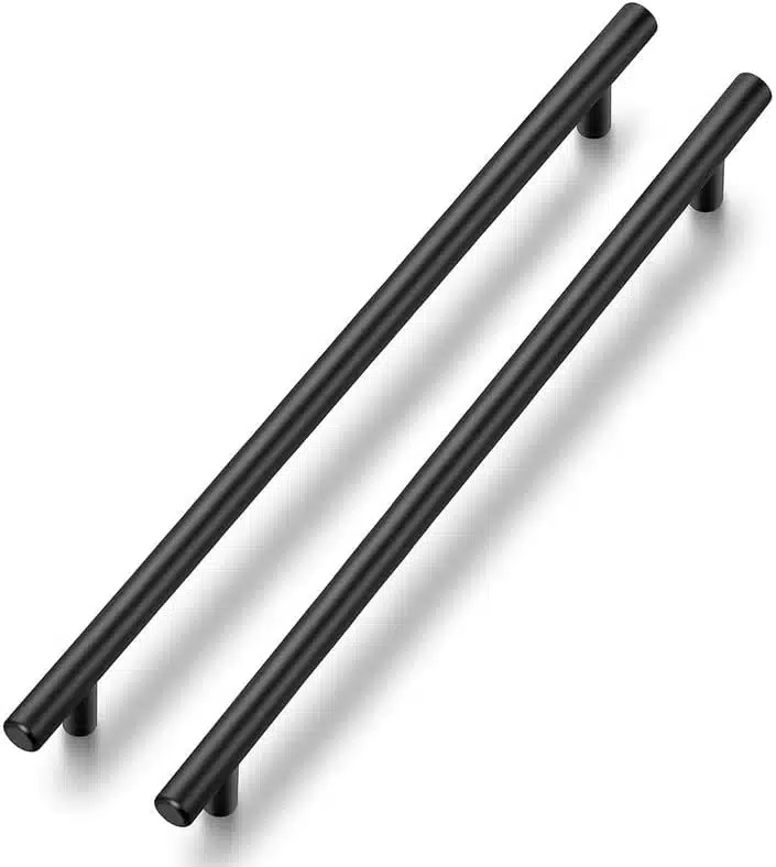 416ZIX3v77L 15x RAVINTE črni pohištveni ročaji 256 mm - slika 1