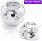 6x NICUNOM Disco kozarci s pokrovom in slamicami 539ml - slika 4