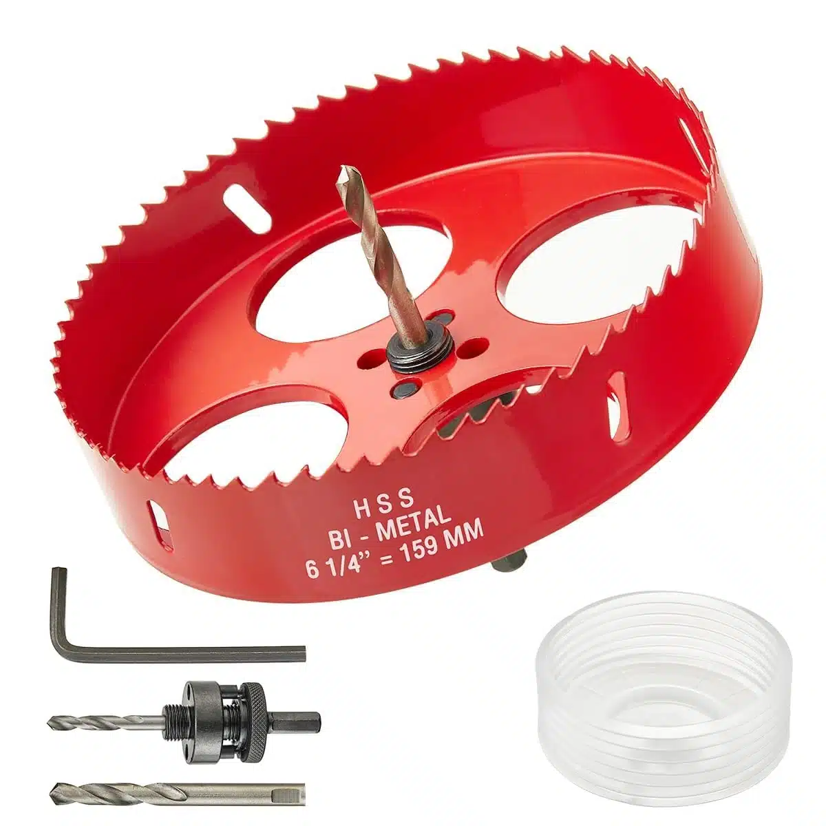61Id 8PviSL._SL1200 ECOTOWN bimetalna vrtalna krona 159 mm z lovilcem prahu - slika 1