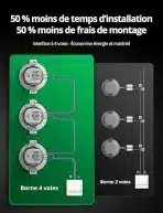 BOJIM Vgradni LED reflektor z nastavljivo barvo svetlobe IP65 7W - slika 2
