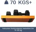 6x ITHKFU 25 cm črni kovinski nosilci za police - slika 4