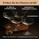 4x VEMACITY 300 ml rebrasti koktajl kozarci - slika 4
