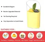 100x KAHEIGN prozorni desertni lončki 75 ml - slika 3
