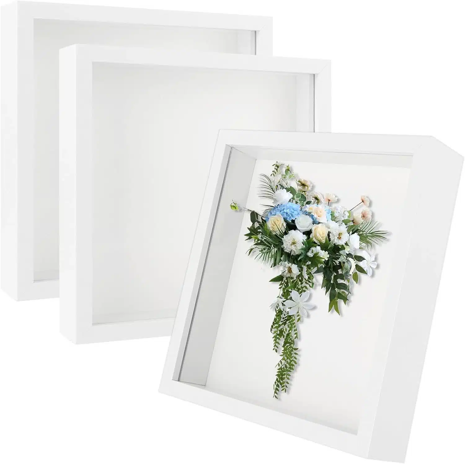 61QK-6Z09vL._AC_SL1500 3x MIVIDE 3D globinski foto okvir 20×20cm za polnjenje predmetov - slika 1