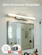 YAFIDO 40cm LED kopalniška svetilka za ogledalo 9W - slika 4