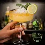 4x VESSYN Martini kozarci z rebrastim vzorcem 284ml - slika 5