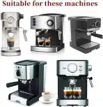 HUEROUS Brezdna ročka s filtrom za espresso aparat 51mm - slika 5