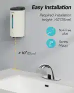 AIKE Avtomatski stenski penilnik za milo 740ml - slika 4