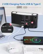 MESQOOL digitalna budilka z vibracijo in LED zaslonom - slika 4