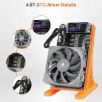 RUIZHI Bitcoin miner 4,8 TH/s z napajalnikom - slika 4