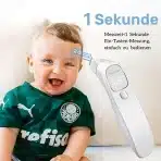 BERRCOM infrardeči termometer za čelo in uho - slika 5
