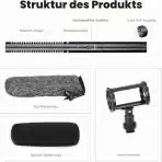 BOYA usmerjeni kondenzatorski XLR mikrofon - slika 3