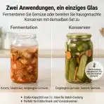 2x MYFERMENTS 2 l fermentacijski kozarec s pokrovom - slika 6