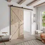 BONIKLUBA 244 cm drsni sistem za lesena vrata - slika 3