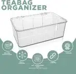3x KICHLY prozoren organizator za čajne vrečke - slika 4