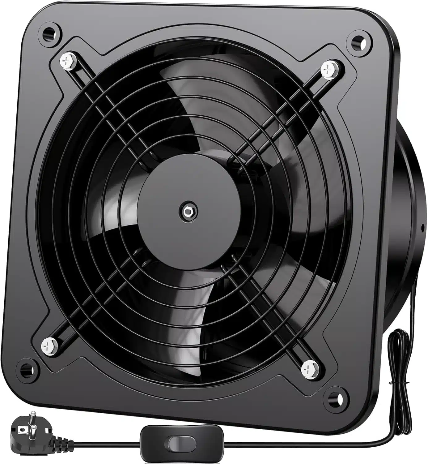 71F2B7MzmuL._AC_SL1500 HON&GUAN Industrijski odvodni ventilator s stikalom 200mm - slika 1