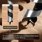 MOXPIFY spiralni sveder za les 20 × 600 mm - slika 2