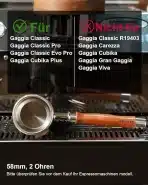 KOFIKOFI portafilter brez dna 58 mm za Gaggia kavne aparate - slika 6