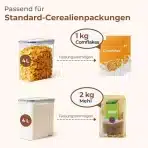 4x ComSaf posoda za shranjevanje 1L - slika 4