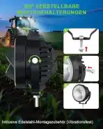 2x FXLPOWER LED delovni luči 60 W 12/24 V IP68 - slika 5