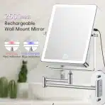 FASCINATE LED kozmetično stensko ogledalo z osvetlitvijo in 1X/10X povečavo - slika 2