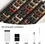 32x HOMHUT kvadratni kozarčki za začimbe 120 ml - slika 2