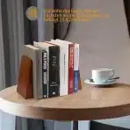 DRELIFAM komplet 2 lesenih knjižnih opornikov - slika 2