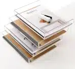 4x SANRUI Akrilni organizator za dokumente A4 - slika 2