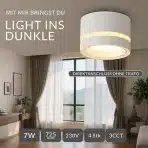 4x HCFEI 85 mm nadometni LED reflektorji 7 W - slika 4