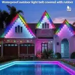 BVOKON IP68 RGB+IC LED zunanje LED trak luči z aplikacijo 20m - slika 4